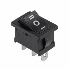 Vypínač kolískový 230V- mini - ON/OF/ON-3-polohový