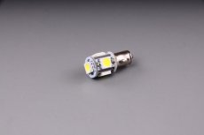 AUTOLAMP LED 12V 5W Ba7s číra 5xSMD