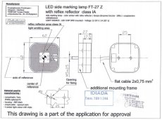 AUTOLAMP Svetlo pozičné FT-27 12+24V oranžové reflexné