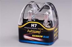 AUTOLAMP Žiarovka 12V 55W H7 Rainbow Blue- sada 2ks