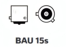Žiarovka NT 12V 21W BAU15s-oranžová