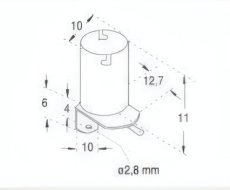 Orbitec Objímka Ba9s DO 9875 kovová /do 50V/