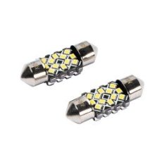 AUTOLAMP LED 12V (C5W) SV36mm číra krytá 8xLED 4014 CANBUS