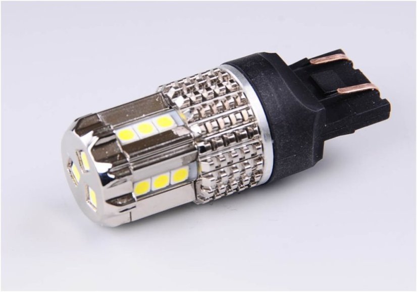 AUTOLAMP LED 12V W3x16q  (W21/5w) číra (7443 )-CANBUS
