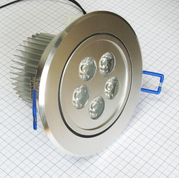 svietidlo 5x1W led teplá biela podhľadové bodové