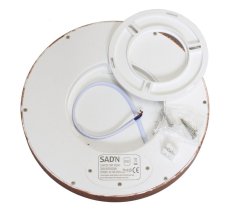 SAD'N LED svietidlo 18W 185-250V drevo tmavé 3000/4000/6500K