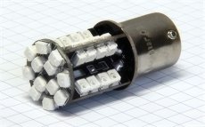 AUTOLAMP LED 12V (P21W) Ba15s červená