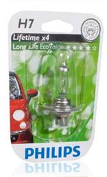 PHILIPS Žiarovka 12V H7 55W PX26d LongerLife Ecovision