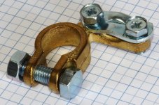 Macchi Rag. Fiorenzo Svorka batériová mosadzná plusová-zliatina 25-50