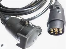 Erich Jaeger Adaptér zástčka 24V / 12V zásuvka 30cm káblik