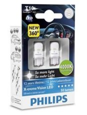 PHILIPS LED X-treme Vision - W2,1X9,5D - 1W- 4000K