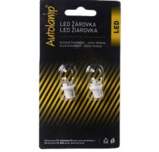 AUTOLAMP LED B8,5d 24V 1,2W číra (2ks)