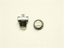 AUTOLAMP LED 12V (1,2W) T4,7 zelená 2xLED 1210