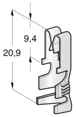 MTA Dutinka 0,5-1,5 mm UNI F630 - v pásoch