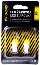 AUTOLAMP LED 12V W5W  W2,1x9,5d žltá