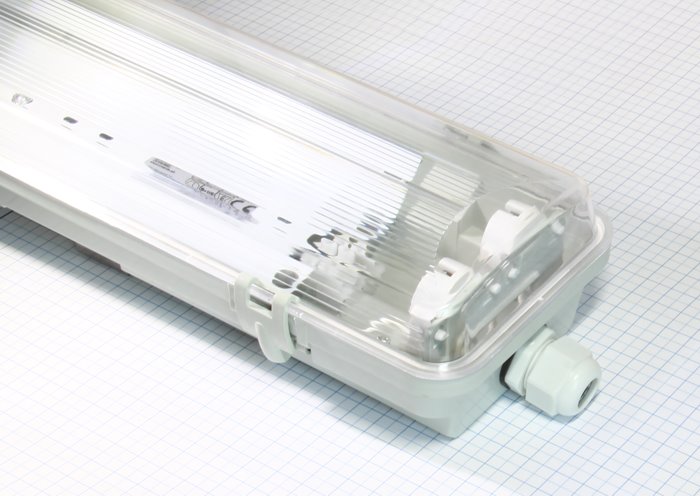 SAD'N Svietidlo na LED trubice 2x600mm IP65