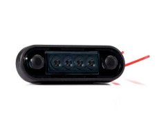 Svetlo pozičné FT-073 C LED DARK 12V-24V červené