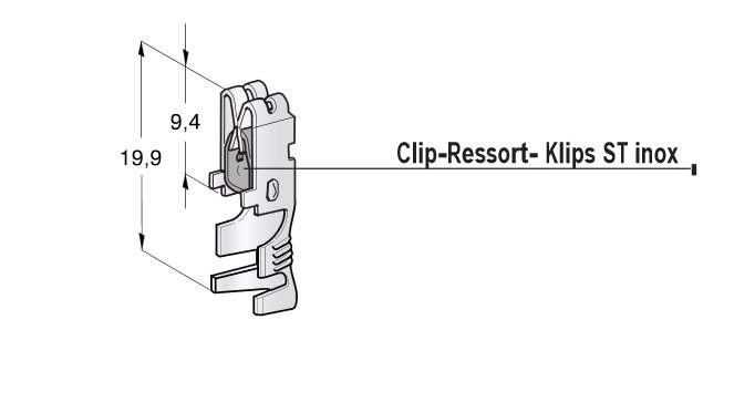 MTA Dutinka UNI F630 C/CLIP 0,5-1,5mm - v pásoch