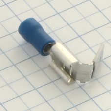 MTA Dutinka s kolíkom 6,3mm modrá