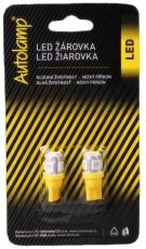 AUTOLAMP LED 12V (W5W) W2,1x9,5D oranž 5xSMD 2ks