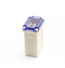 Poistka do japonských vozidiel JM 25 A-nízka-úzka-biela