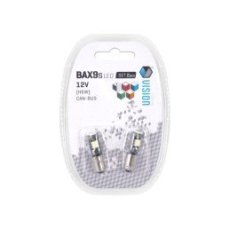 LED 12V (H6W) Bax9s číra Canbus