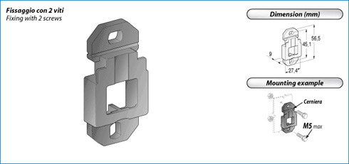 MTA Diel poistkový upevňovací MTA Diel poistkový upevňovací