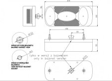 Svetlo zadné  združené MD-036 L/P bajonet 5pin s hmlovkou
