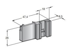 MTA Adaptér držiaka poistiek a relátok