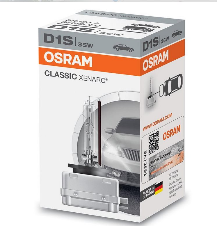 Osram Výbojka xenonová D1S 85V 35W P32d-2 Classik Osram Výbojka xenonová D1S 85V 35W P32d-2 Classik