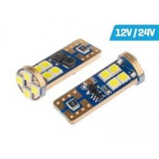 LED 12V/24V (W5W) W2,1x9,5d číra CANBUS - 2ks