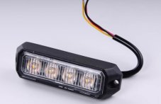 AUTOLAMP Svetlo výstražné LED oranžové PREDATOR 4*3W