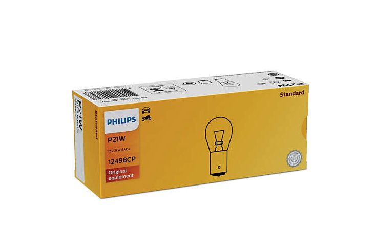 PHILIPS Žiarovka 12V P21W 21W BA15s- Premium PHILIPS Žiarovka 12V P21W 21W BA15s- Premium