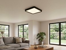 LED svietidlo 18W 185-250V čierne 3000/4000/6500K štvorcove