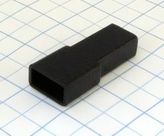 MTA Návlek izolačný na dutinku 6,3mm- čierny