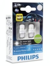 PHILIPS LED X-treme Vision - W2,1X9,5D - 1W- 4000K