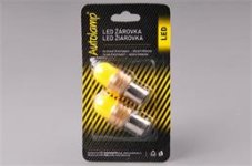 AUTOLAMP LED 12V-24V (P21W) Ba15s číra 2ks