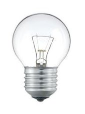 SAD'N Žiarovka 240V 25W E27 iluminačná-číra 46x75mm otrasuvzdorná
