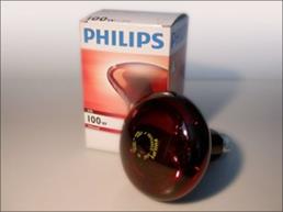 PHILIPS Žiarovka 230V 100W SP1010 infrarubín  300h