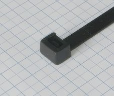 Páska viazacia 120 X 7,8mm čierna-100ks-balenie