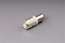 AUTOLAMP LED 12V-24V (T4W) Ba9s číra 10xSMD