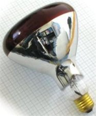 Žiarovka 230V 175W E27 infrarubín