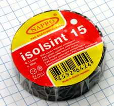 NAPRO Páska PVC 15mmx10m - čierna