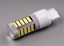 AUTOLAMP LED 12V 21W W3x16d čirá 63xLED