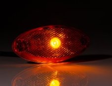 Svetlo pozičné FT-073 B LED DARK 12V-24V biele