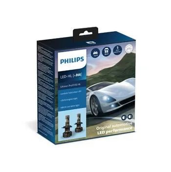 LED H4 12/24V  Ultinon Pro9100 PHILIPS