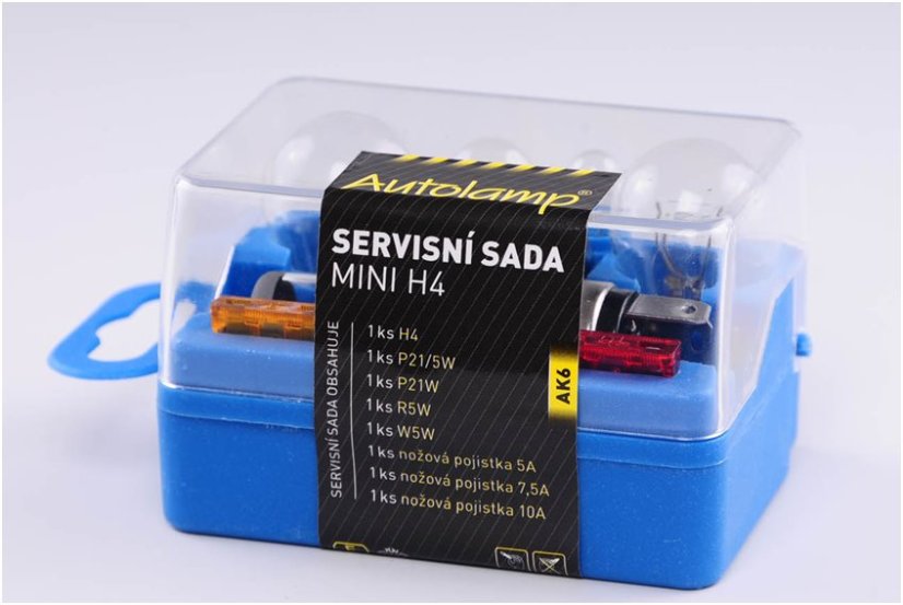 AUTOLAMP Sada žiaroviek MINI UNI H4 12V AK6 AUTOLAMP Sada žiaroviek MINI UNI H4 12V AK6