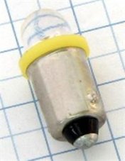 AUTOLAMP LED 12V (T4W) Ba9s oranžová rozptyl 2ks