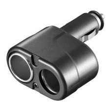 Redukcia autozapalovač 2x zásuvka/s kontrolkou/10A