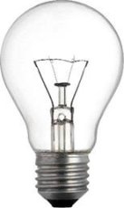 BELLIGHT Žiarovka 240V 60W E27 číra 56x98mm otrasuvzdorná